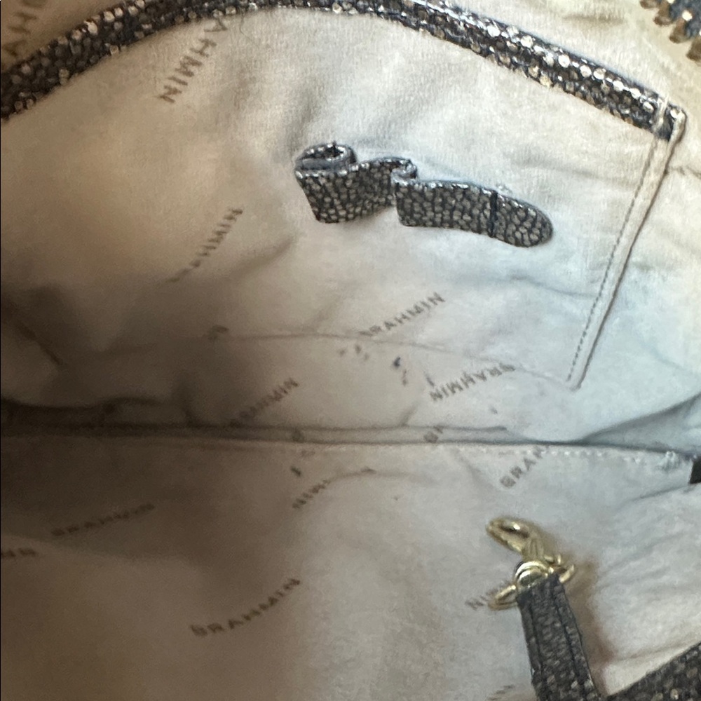 RARE HTF Brahmin Denim Crossbody Bag - Picture 9 of 9